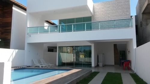 Imagem 1 de 21 de Casas Em Condomínio Fechado 4 Quartos Aracaju - Se - Mosqueiro - 0411