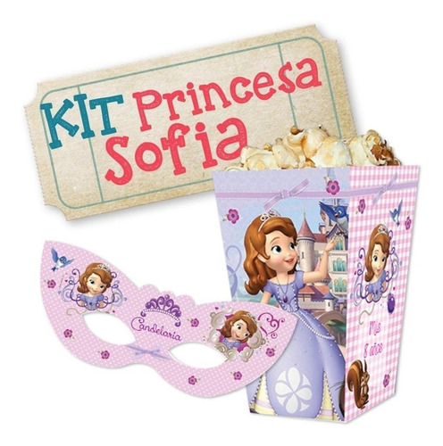 Kit Imprimible Princesa Sofía - Fiesta - Candy Bar 2x1