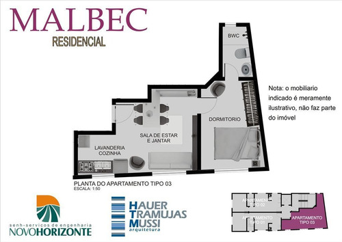 Imagem 23 de 26 de Apartamento À Venda, 31 M² Por R$ 260.000,00 - Água Verde - Curitiba/pr - Ap0025