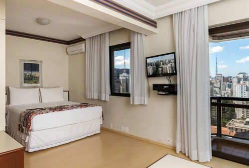 Imagem 2 de 15 de Flat No Jardins No Pool - Sf267