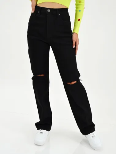 Jeans Wide Leg Balam juvenil 6324 negro Cuotas sin inter s