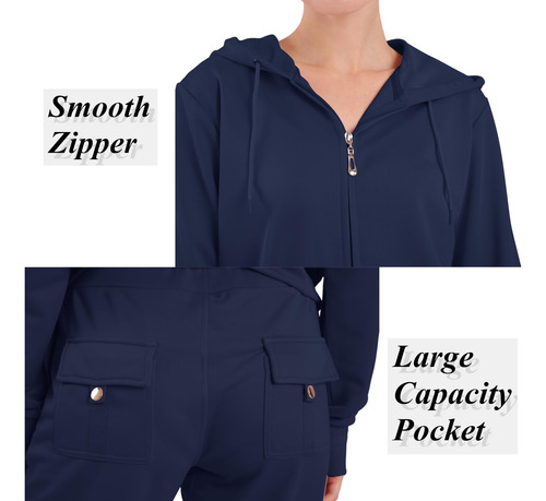 Conjunto Deportivo Mujer Sudadera Y Pantalón 2 Piezas