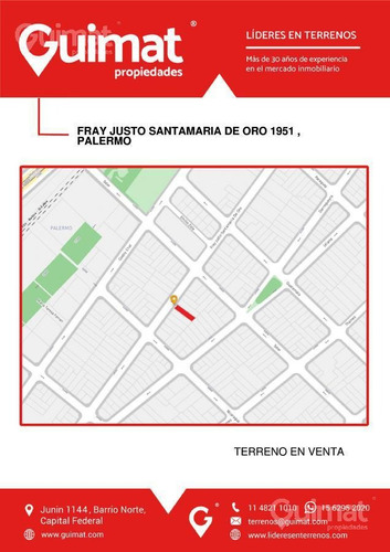 Imagen 3 de 12 de Terreno - Palermo - Lideres En Terrenos - Guimat Propiedades