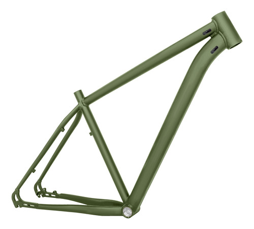 Quadro Bicicleta Aro 29 Alumínio 6061 Alfameq Sem Adesivo Cor Verde Militar Tamanho Del Quadro 19