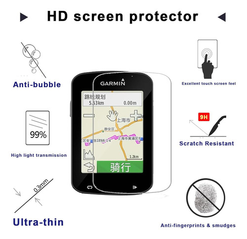 Funda De Silicona Y Protector Para Garmin Edge 820 (2+1)
