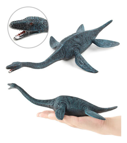 Set De 2 Juguetes De Dinosaurios Mosasaurio Plesiosaurio