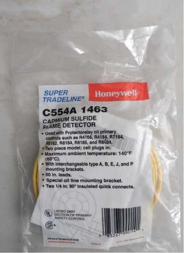 Fotocelda O Detector De Llama Marca Honeywell C551463