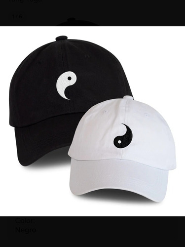 Gorra Ying Yang Dou Para Parejas Con Diseño Bordado