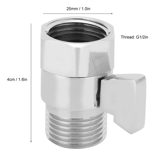 Cabezal De Ducha G1/2 Pulgadas Control De Flujo Válvula