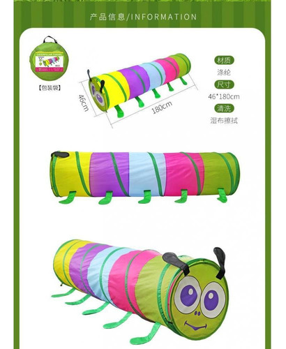 Gtx Juguete De Tienda De Campaña Infantil Túnel De Arrastre