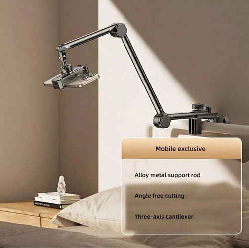 H Suporte De Cama For Celular 360° Gooseneck