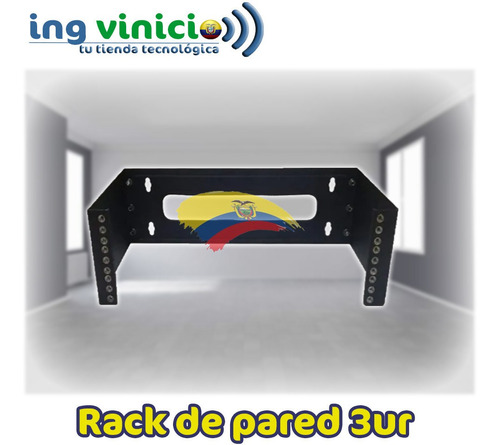 Imagen 1 de 4 de Rack Soporte Beaucoup I-1032 Pared 3ur Redes Casa U Oficina