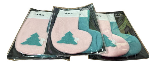 Set De 2 Bota Decorativa Navideña Navidad Botita