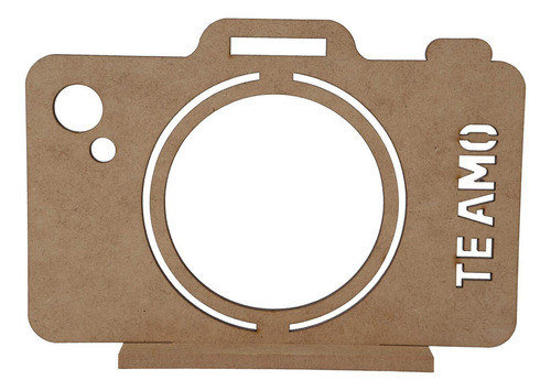 Marco Mdf Camara Foto Circular Regalo 11x16cm Mylin 1pz