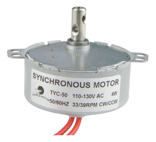 Motor Eléctrico Sincronizado Chancs Tyc-50 110 V 33-39 Rpm C