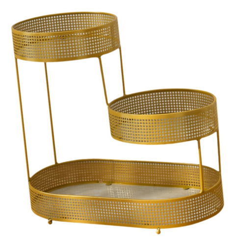 Cesta De Frutas De 3 Capas, Frutero, Cesta De Alambre De L