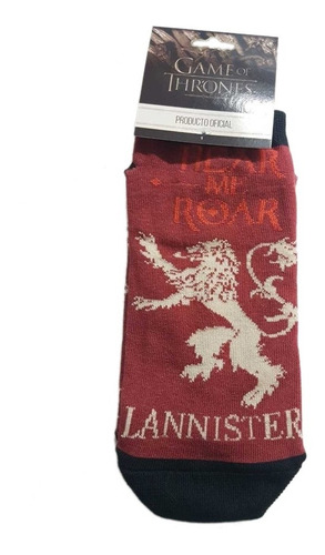 Imagen 1 de 3 de Medias Cortas Game Of Thrones Lannister Muy Lejano