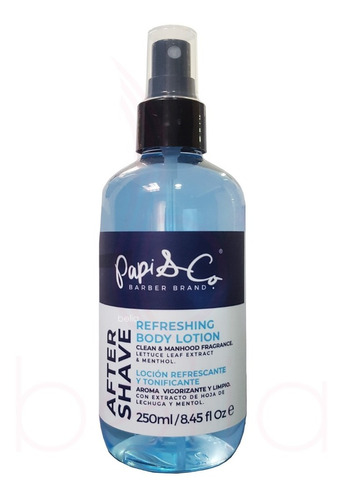 Locion After Shave Despues De Afeitar Papi And Co 250 Ml