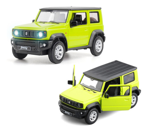 Suzuki Jimny 1/26 Miniatura Metal Coche Con Luces Y Soni [u]