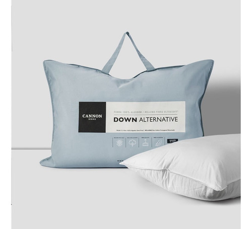 Almohada Cannon Microfibra Down Alternative 50 X 90 Cm