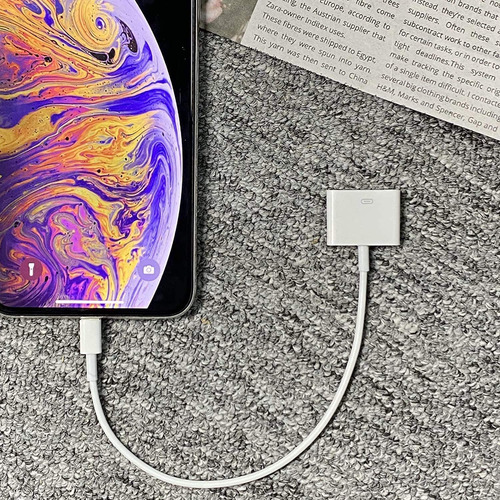 Adaptador Apple Lightning A 30 Pines, Certificado Mfi, Conve