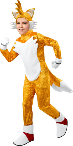 Rubies Childs Sonic Deluxe Tails Disfraz, Pequeño