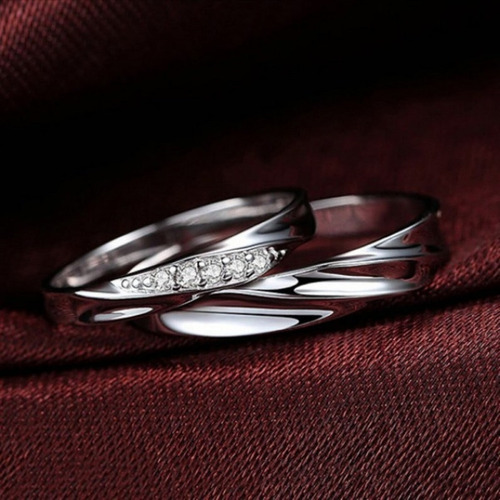 Imagen 4 de 7 de Anillos De Parejas Plata 925 Para Mujeres Y Hombres