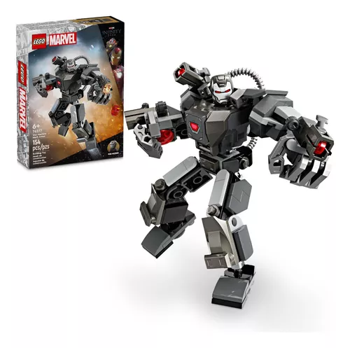 Lego Super Heroes 76277 Armadura Mech De War Machine Quantidade de peças 154 Versão do personagem Marvel