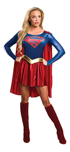 Disfraz Vestido Para Mujer De Supergirl Tv Show, Talla S