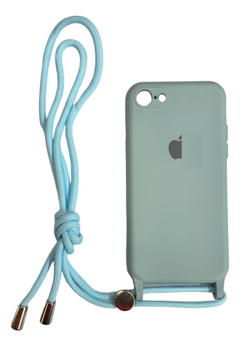 Funda Colgante Silicona Felpa Cordon Para iPhone 7 iPhone 8