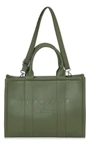 Comprar Cartera Tote Trendy Verde Musgo Lisa Níquel Verde Musgo