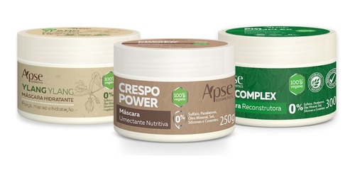 Kit Cronograma Capilar Para Cacheadas Apse Cosmétics