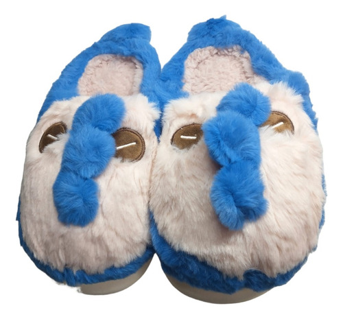 Pantufla Importada Niño Niña Acolchada Peluche Abrigada 