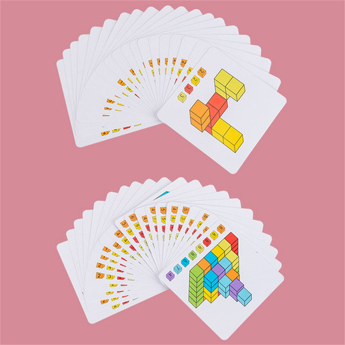 Rompecabezas En V En Brain Teaser Para Niños, Cubos Creative