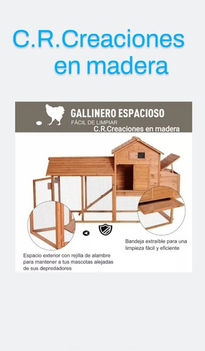Corral Gallinero Para Gallinas Ponedoras Nidos