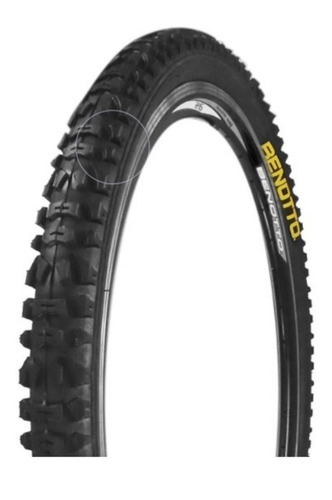 Imagen 2 de 3 de Llanta Bicicleta 26x1.95 54-559 Montaña Negro R308 Benotto