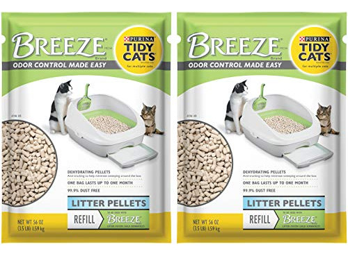 Paquete De 2 De Purina Breeze Cat Litter Pellets Recamb...