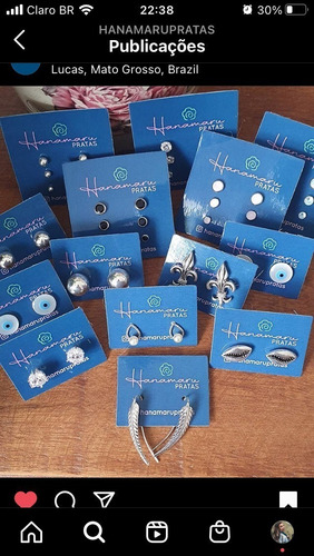1 Mil Kit Tag Personalizada Brinco Anel Colar Bijuteria Joia