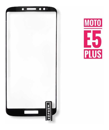 Vidrio Templado Moto E5 Plus   Glass Full Cover 