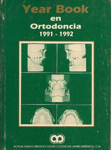 Libro Year  Book En Ortodoncia 1991-1992 De Books Year