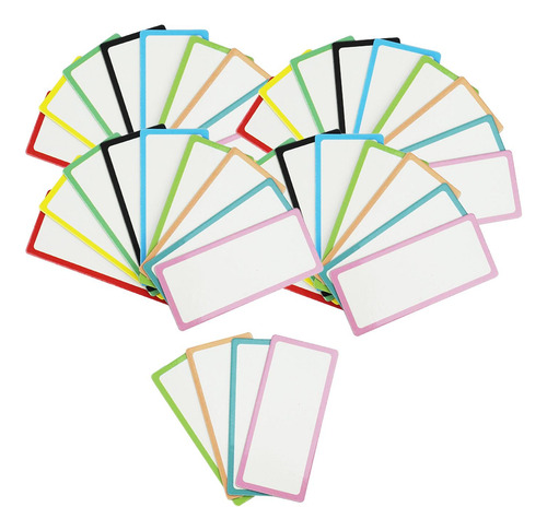 2 Etiquetas Borrables Tarjetas 40 Piezas 3x5 Cm