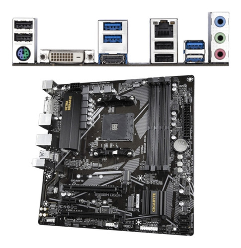 Motherboard Gigabyte B550m Ds3h Ac Amd Am4 Ddr4