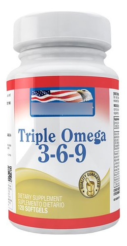 Triple Omega 3-6-9 1200mg 120 Softg - Unidad a $660