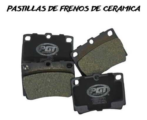 Pastilla Freno Ceramica Mitsubishi Montero Sport 2013 7291