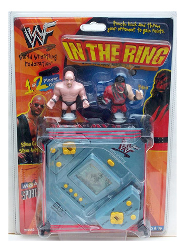 Wwf En El Ring Electronic Handheld Wrestling Game W/piedra .