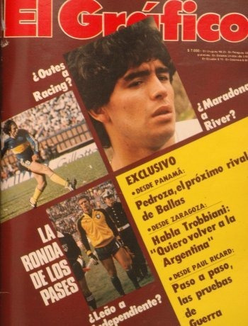 El Grafico 3198 Maradona A River?