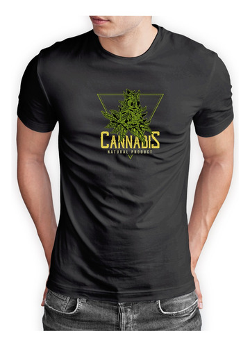 Camiseta I Love Cannabis Marijuana Malha Premium Algodão 