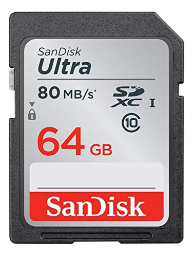 Tarjeta De Memoria Sandisk Ultra 64gb Clase 10 Sdxc Uhs-i Ha