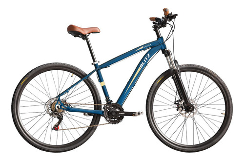 Bicicleta 29 Blitz Gavea Urbana Full Shimano 21v Freio Disco Cor Azul-petróleo Tamanho Do Quadro 17
