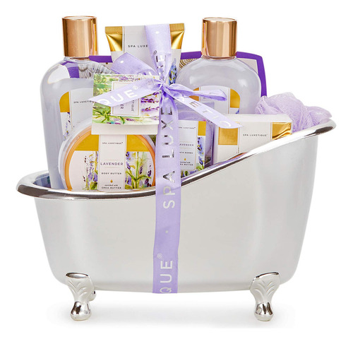 Spa Luxetique - Cesta Lujosa De Regalo De Spa Con Fragancia.